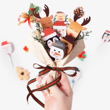 크리스마스 기프트 캔디 페이퍼 사탕 포장지 크리스마스 선물포장용 카드 선물상자 10매