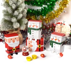 크리스마스 입체 산타클로스 눈사람 선물 상자 캔디 쿠키 포장 상자 10매
