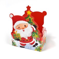 크리스마스 산타클로스 선물 쿠키 머핀 포장 봉투+상자 세트 10매